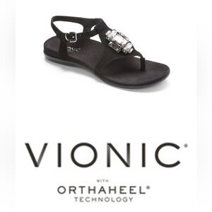 Vionic Women's Tatiana Backstrap Sandal Black